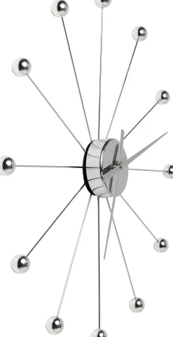 KARE Wanduhr Like Umbrella Balls Chrome