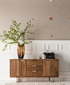 KARE Wanduhr Like Umbrella Rosegold