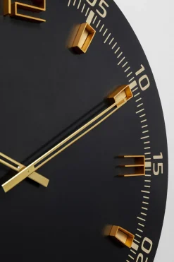 KARE Wanduhr Milk Bar Schwarz Ø60cm