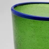 KARE Wasserglas Bubbles Grün 14cm