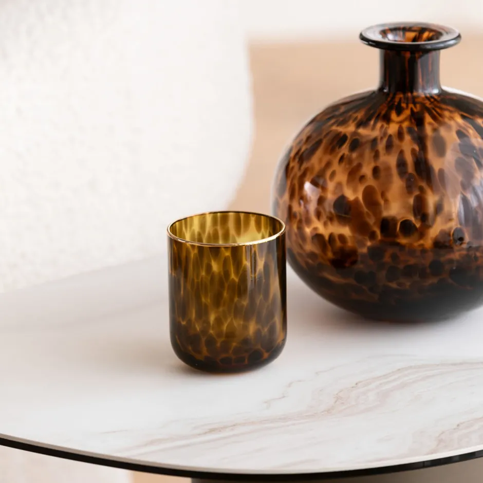 KARE Wasserglas Caramel 10cm