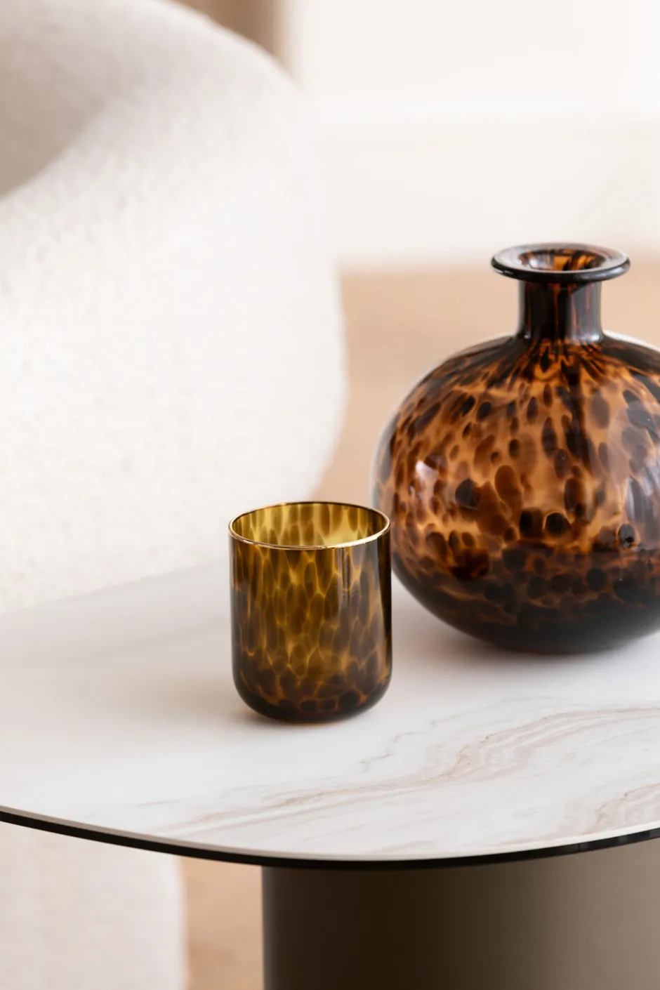 KARE Wasserglas Caramel 10cm