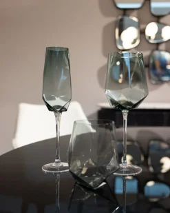 KARE Wasserglas Diamond Smoke