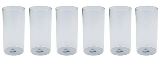 KARE Wasserglas Electra Silber