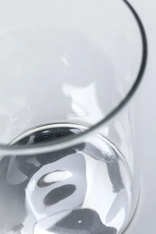 KARE Wasserglas Electra Silber