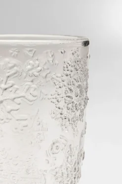 KARE Wasserglas Ice Flowers Klar