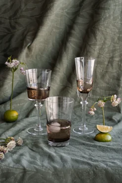 KARE Wasserglas Mimi Amber 14cm