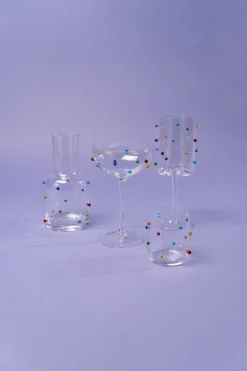 KARE Wasserglas Party Dots 9cm