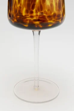 KARE Weinglas Caramel