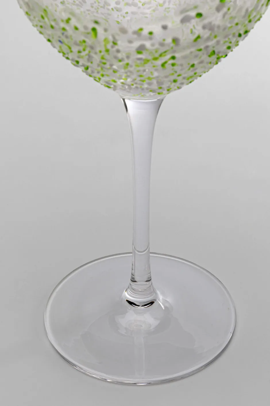 KARE Weinglas Confetti Grün 24 cm