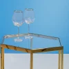 KARE Weinglas Diamond Gold Rim