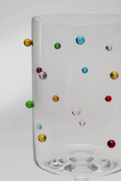 KARE Weinglas Party Dots 23cm