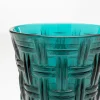 KARE Weinglas Tissue Petrol 17cm
