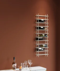 KARE Weinregal Cape Town Hellgrau 45x136cm