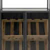 KARE Weinregal Porto Bar Schwarz 60x170cm