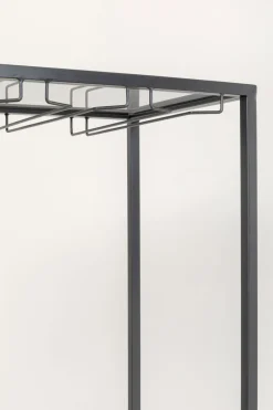 KARE Weinregal Porto Bar Schwarz 60x170cm