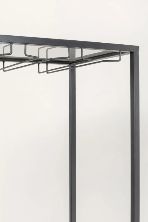 KARE Weinregal Porto Bar Schwarz 60x170cm