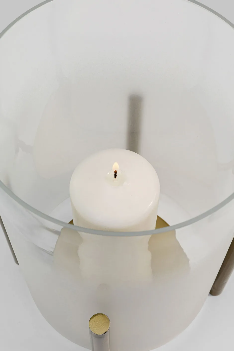 KARE Windlicht Pillar Steam 25cm