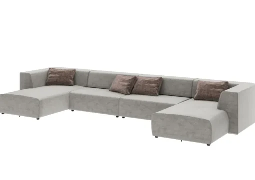 KARE Wohnlandschaft Infinity Malibu Grau